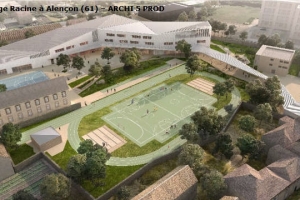 Reconstruction du collège Racine à Alençon (61) - Orne Habitat - Archi 5 Prod